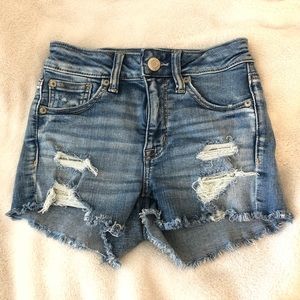 High Rise, Light American Eagle Shorts